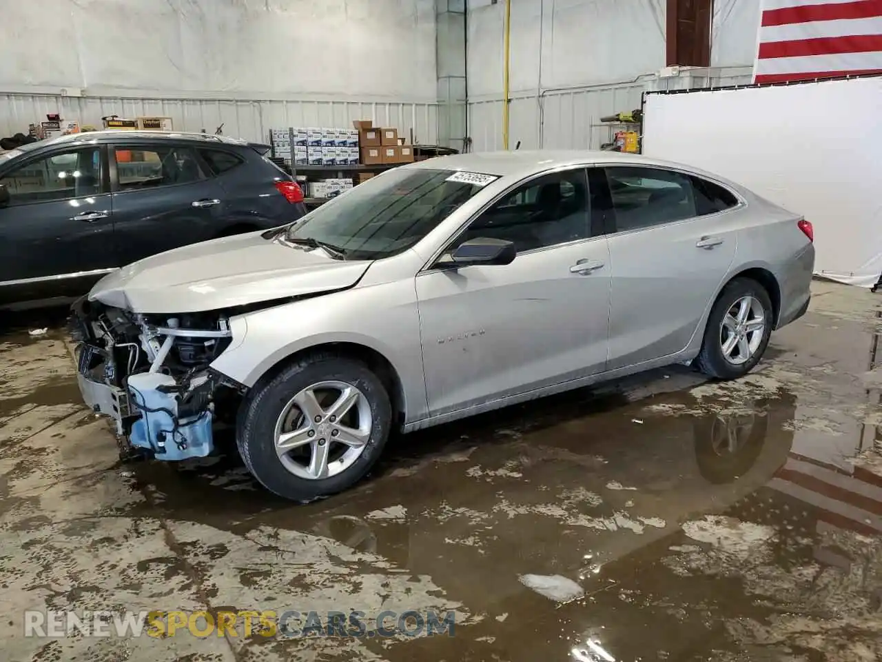 1 Photograph of a damaged car 1G1ZC5ST8MF082137 CHEVROLET MALIBU 2021