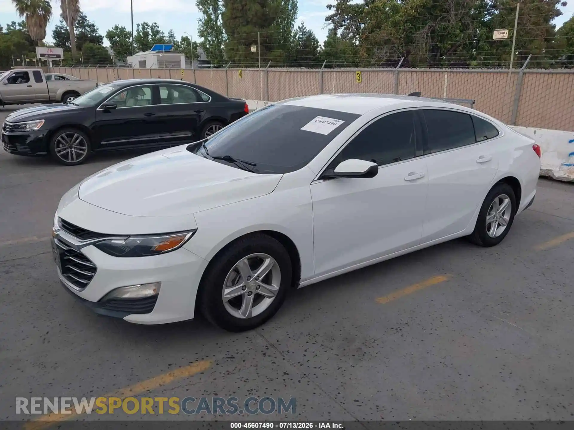 2 Photograph of a damaged car 1G1ZC5STXMF002188 CHEVROLET MALIBU 2021
