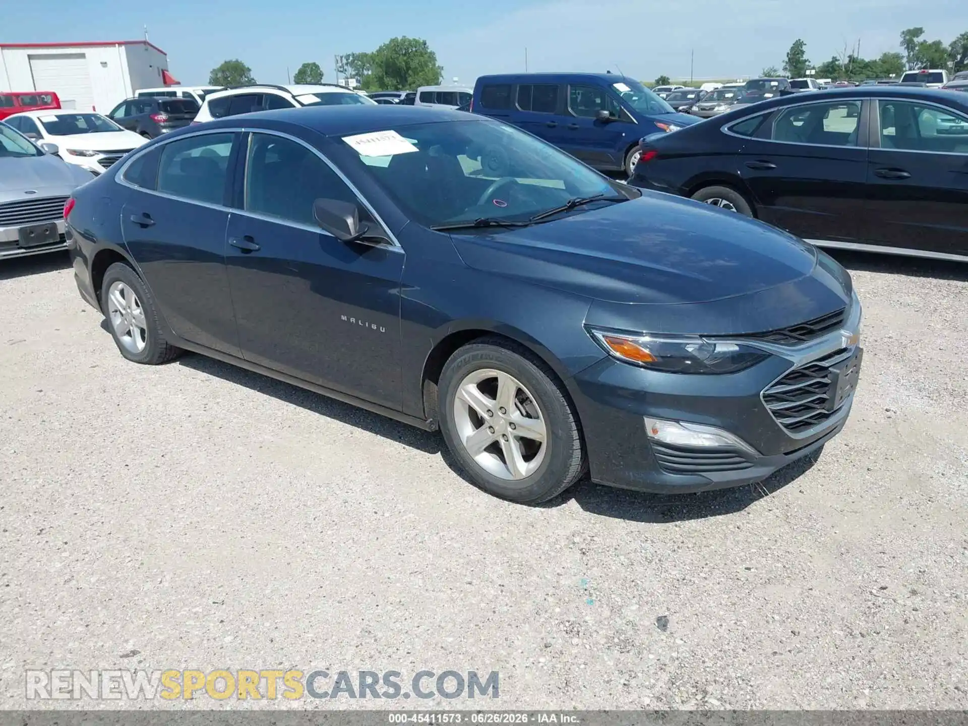 1 Photograph of a damaged car 1G1ZC5STXMF002448 CHEVROLET MALIBU 2021