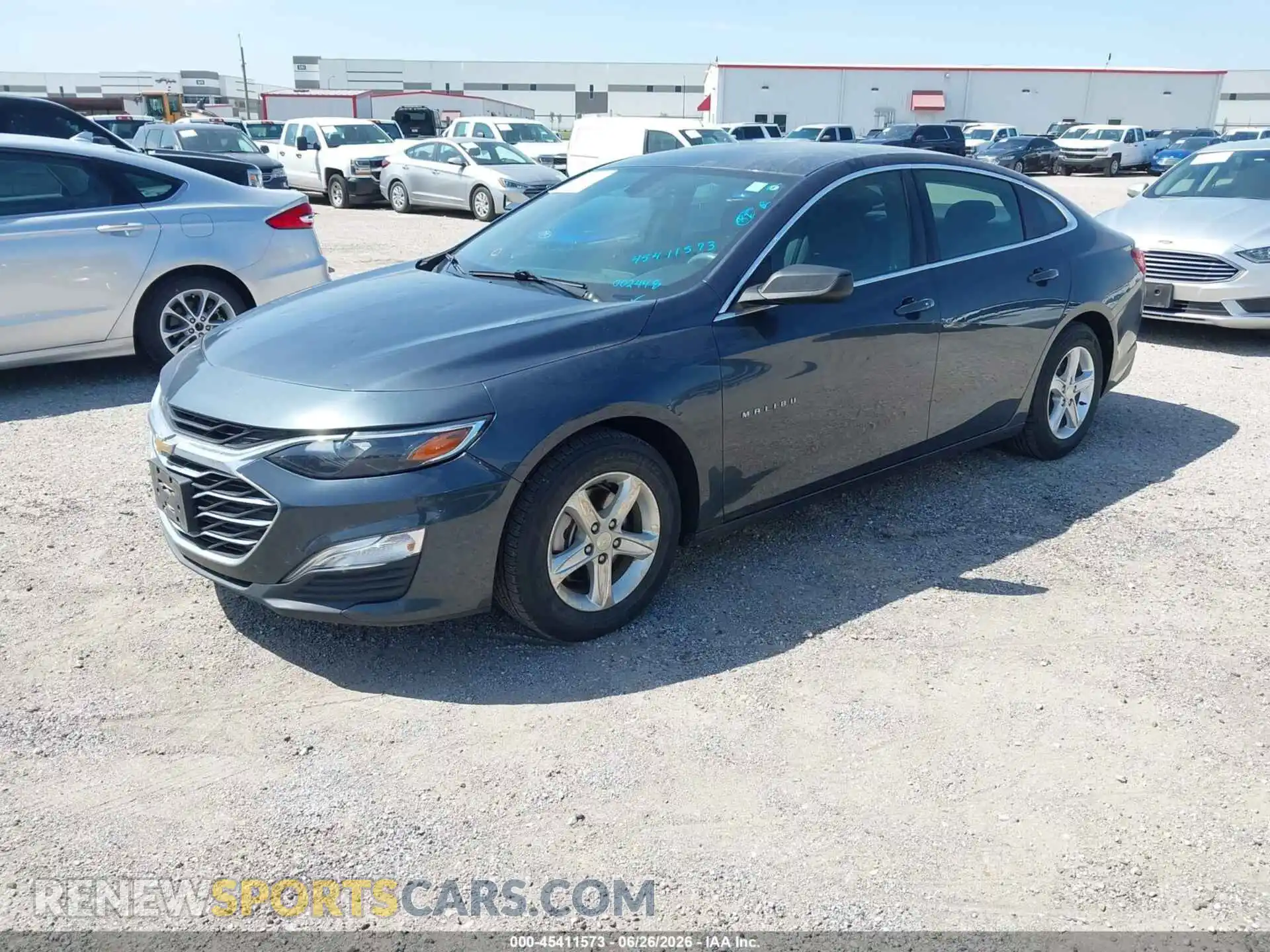 2 Photograph of a damaged car 1G1ZC5STXMF002448 CHEVROLET MALIBU 2021