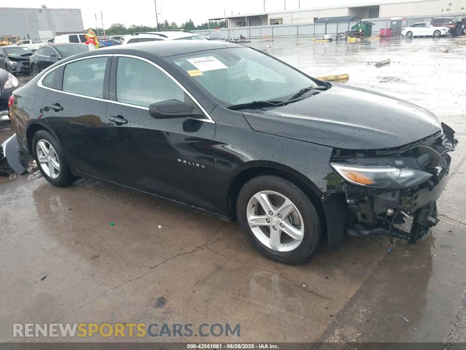 1 Photograph of a damaged car 1G1ZC5STXMF038382 CHEVROLET MALIBU 2021