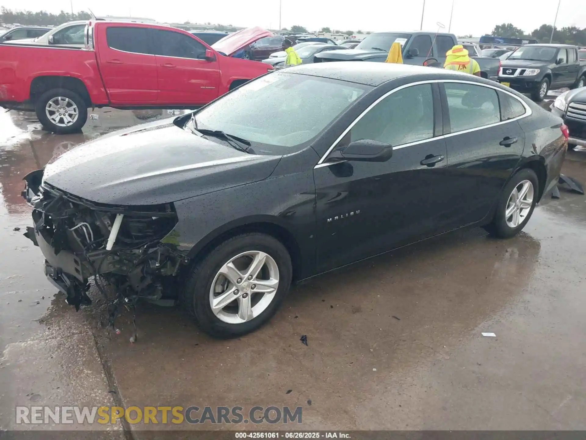 2 Photograph of a damaged car 1G1ZC5STXMF038382 CHEVROLET MALIBU 2021