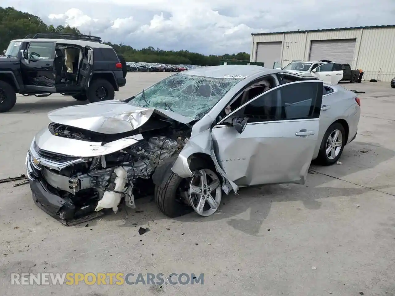 1 Photograph of a damaged car 1G1ZC5STXMF042058 CHEVROLET MALIBU 2021