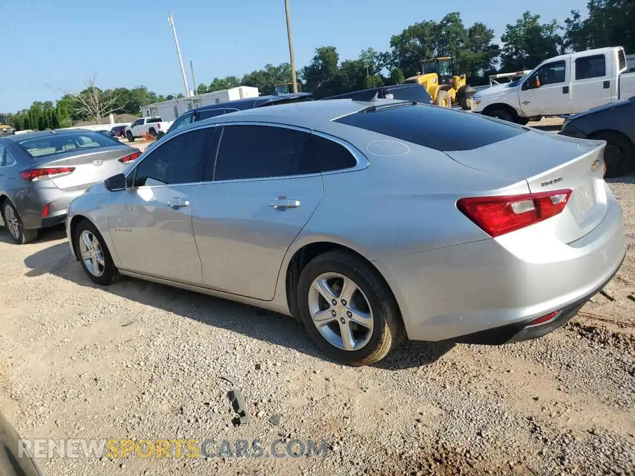 2 Photograph of a damaged car 1G1ZC5STXMF049818 CHEVROLET MALIBU 2021
