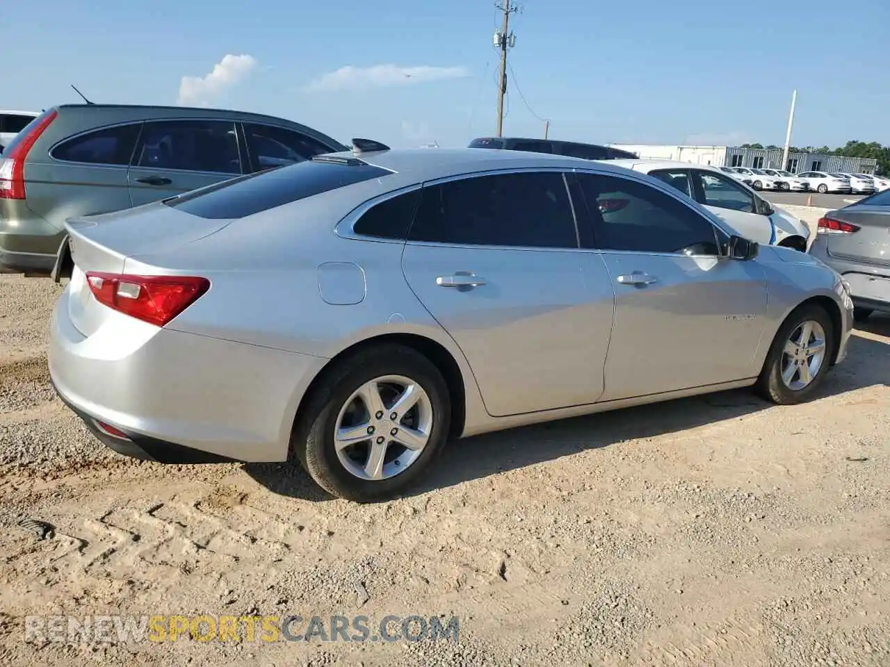 3 Photograph of a damaged car 1G1ZC5STXMF049818 CHEVROLET MALIBU 2021