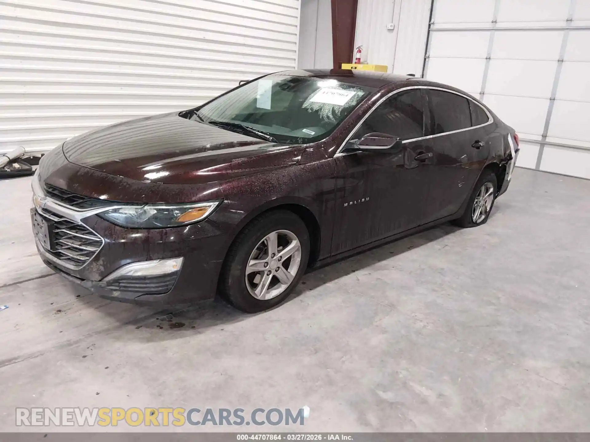 2 Photograph of a damaged car 1G1ZC5STXMF050631 CHEVROLET MALIBU 2021