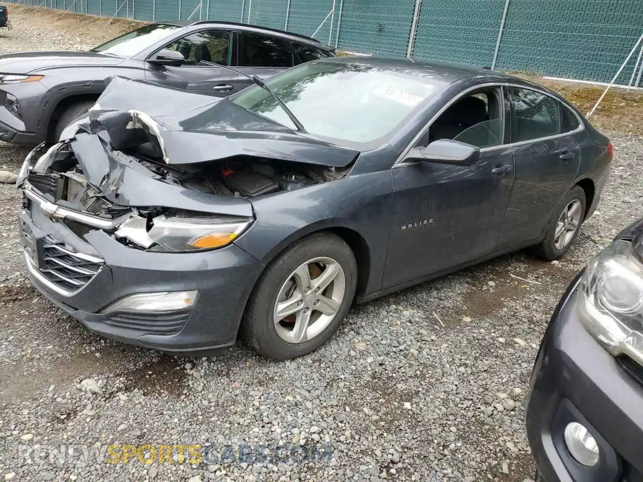1 Photograph of a damaged car 1G1ZC5STXMF051715 CHEVROLET MALIBU 2021