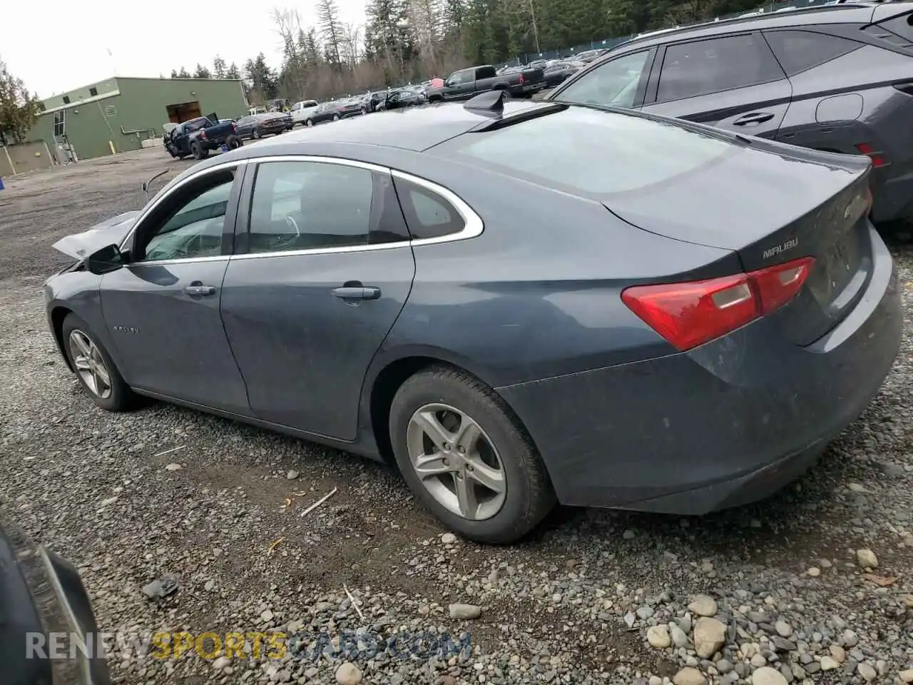 2 Photograph of a damaged car 1G1ZC5STXMF051715 CHEVROLET MALIBU 2021