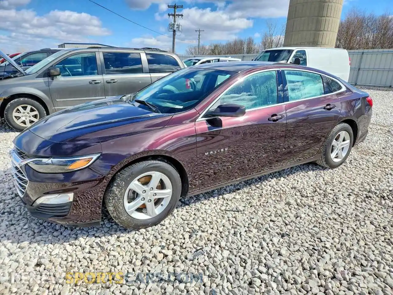 1 Фотография поврежденного автомобиля 1G1ZC5STXMF054629 CHEVROLET MALIBU 2021