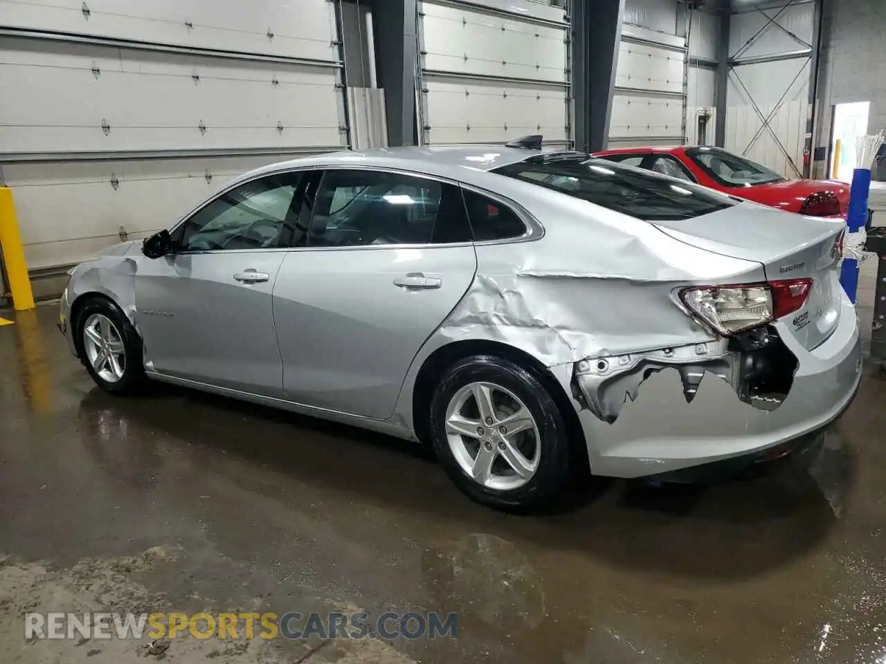 2 Photograph of a damaged car 1G1ZC5STXMF056963 CHEVROLET MALIBU 2021