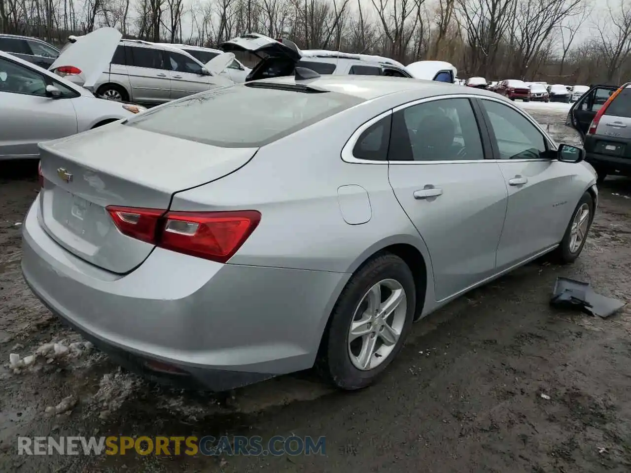 3 fotografías del automóvil dañado 1G1ZC5STXMF082270 CHEVROLET MALIBU 2021