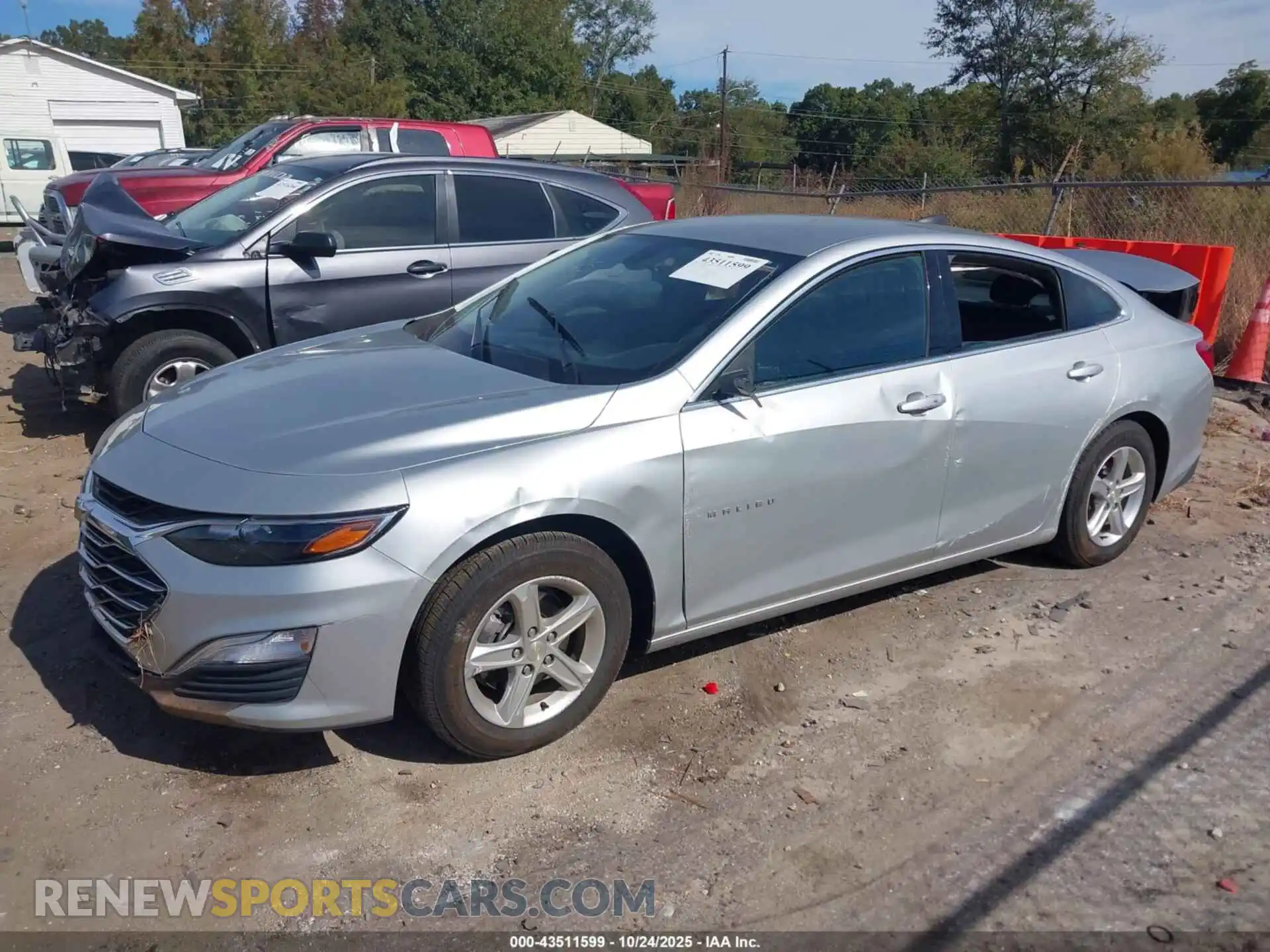 2 Photograph of a damaged car 1G1ZC5STXMF082804 CHEVROLET MALIBU 2021