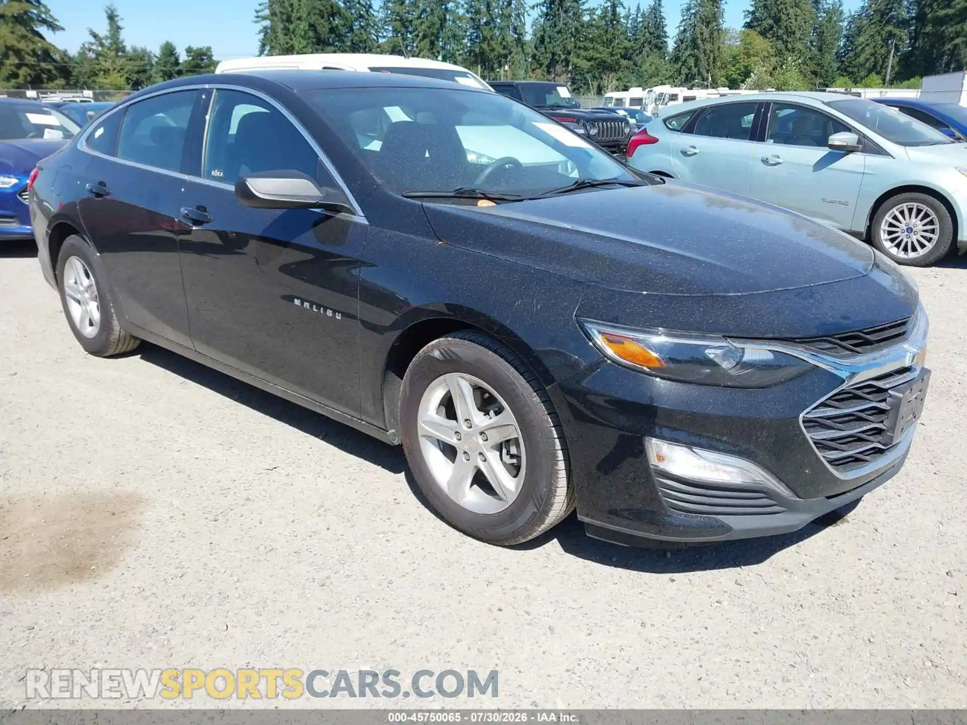 1 Photograph of a damaged car 1G1ZC5STXMF085153 CHEVROLET MALIBU 2021