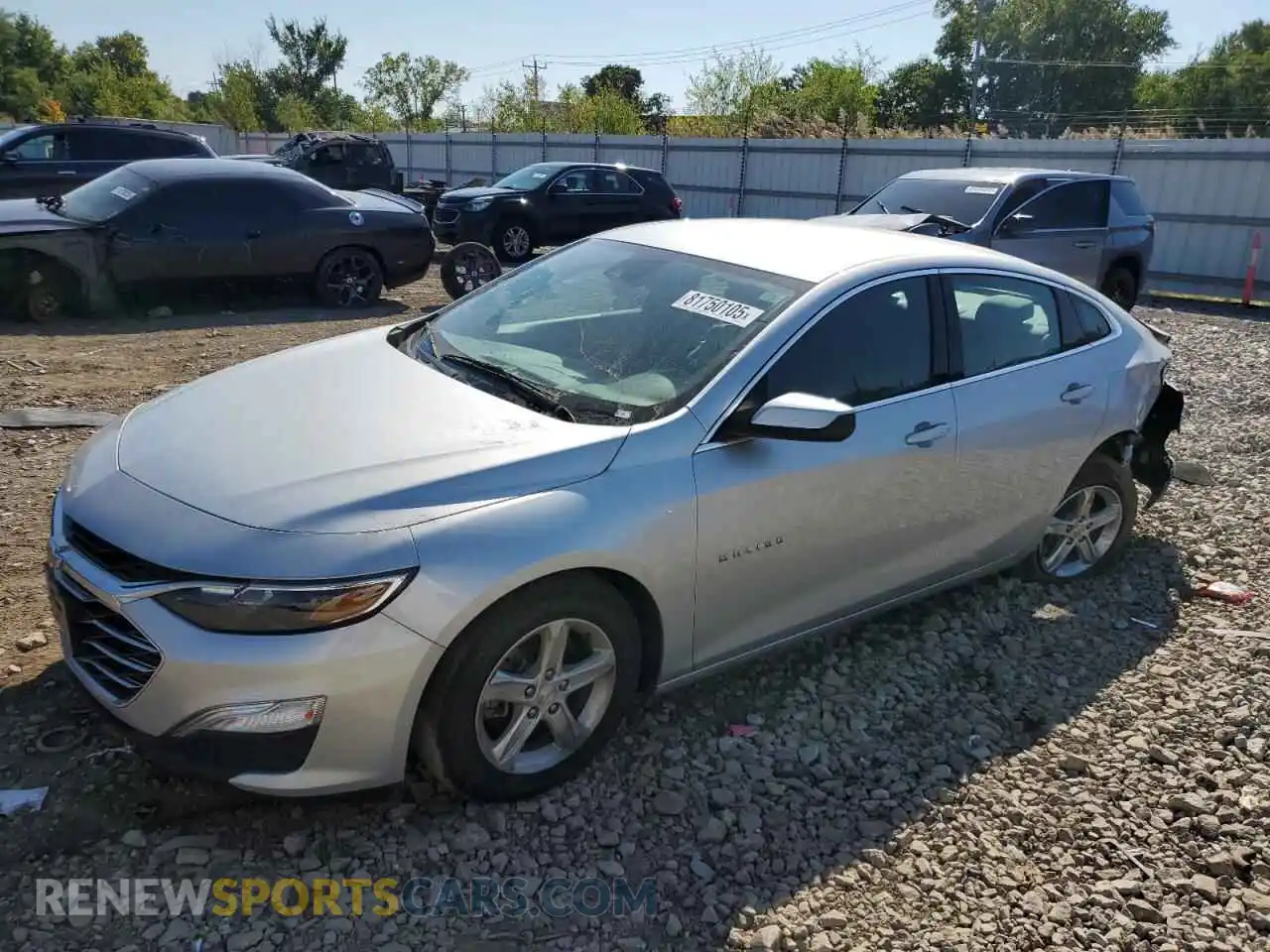 1 Photograph of a damaged car 1G1ZC5STXMF085413 CHEVROLET MALIBU 2021