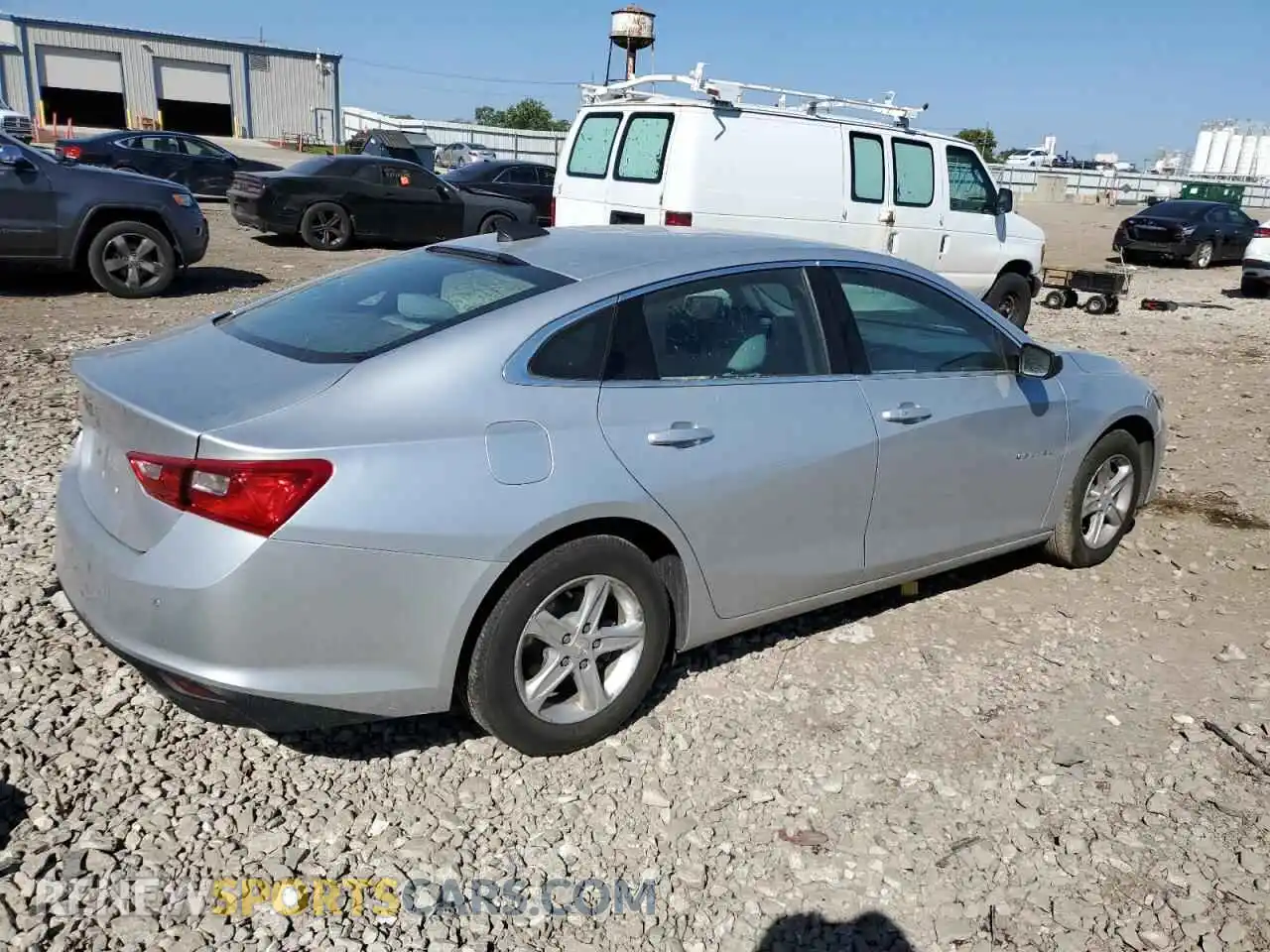 3 Photograph of a damaged car 1G1ZC5STXMF085413 CHEVROLET MALIBU 2021