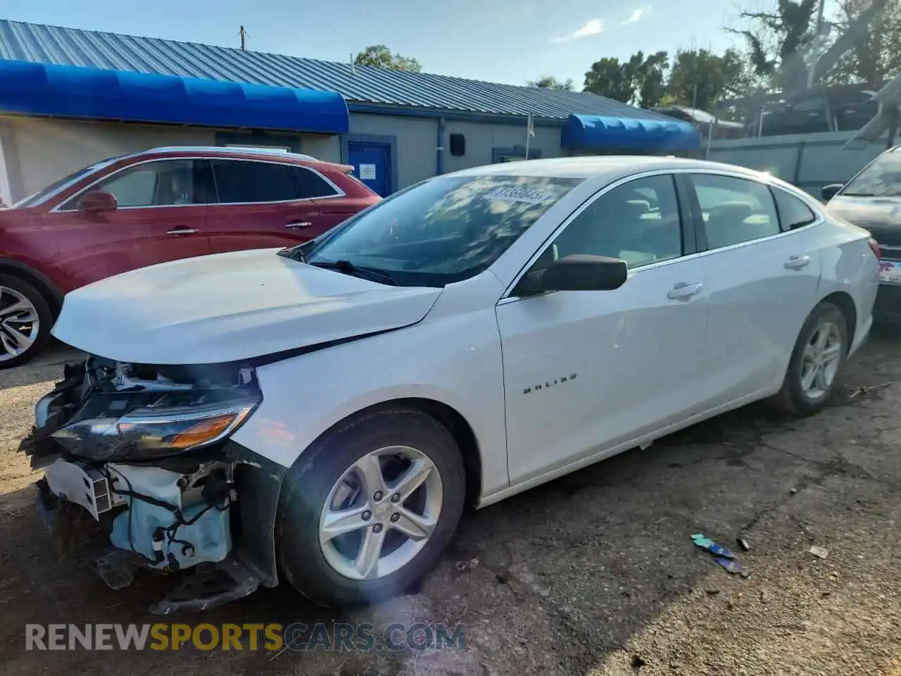 1 Photograph of a damaged car 1G1ZC5STXMF086139 CHEVROLET MALIBU 2021