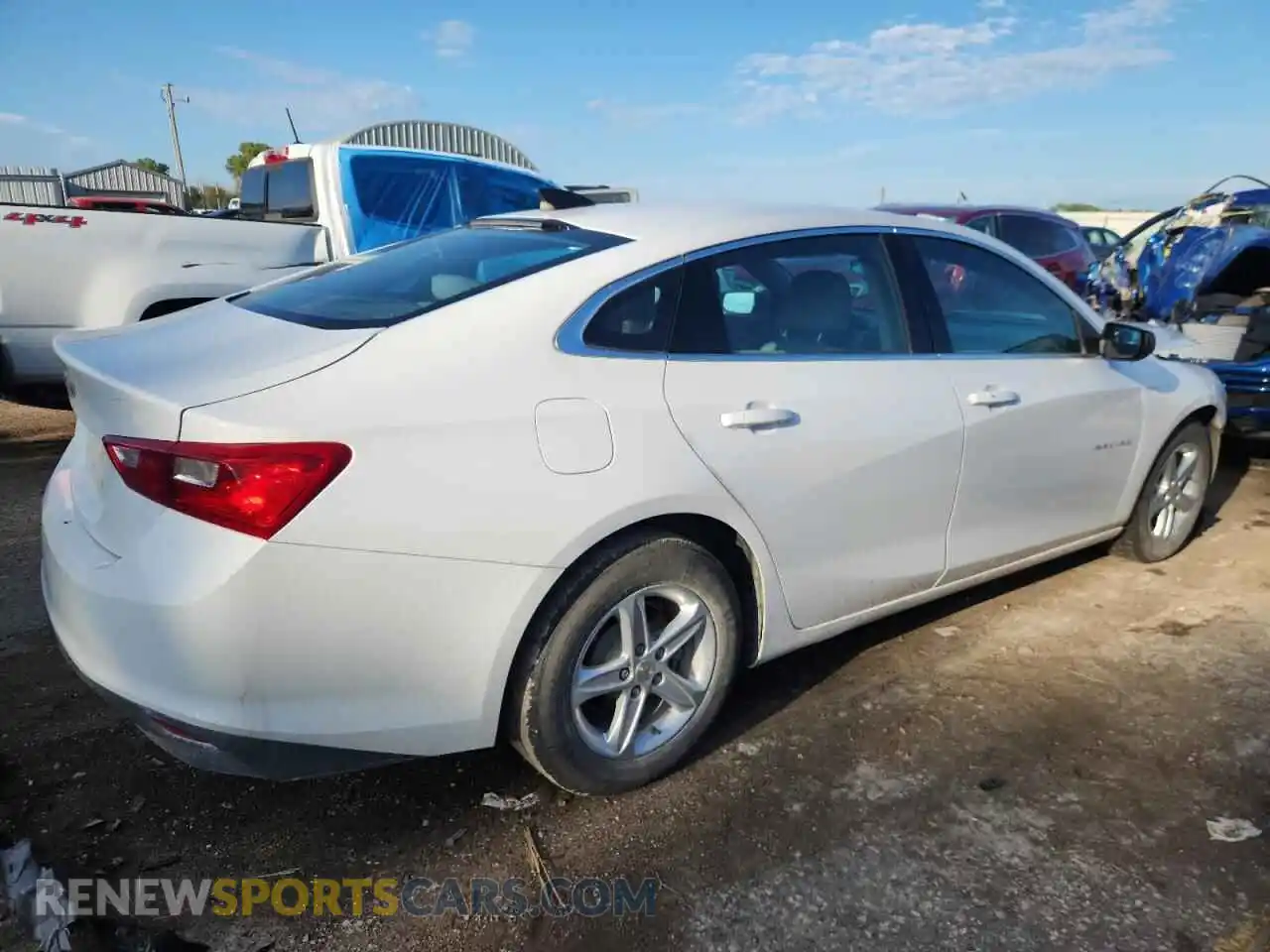 3 Photograph of a damaged car 1G1ZC5STXMF086139 CHEVROLET MALIBU 2021