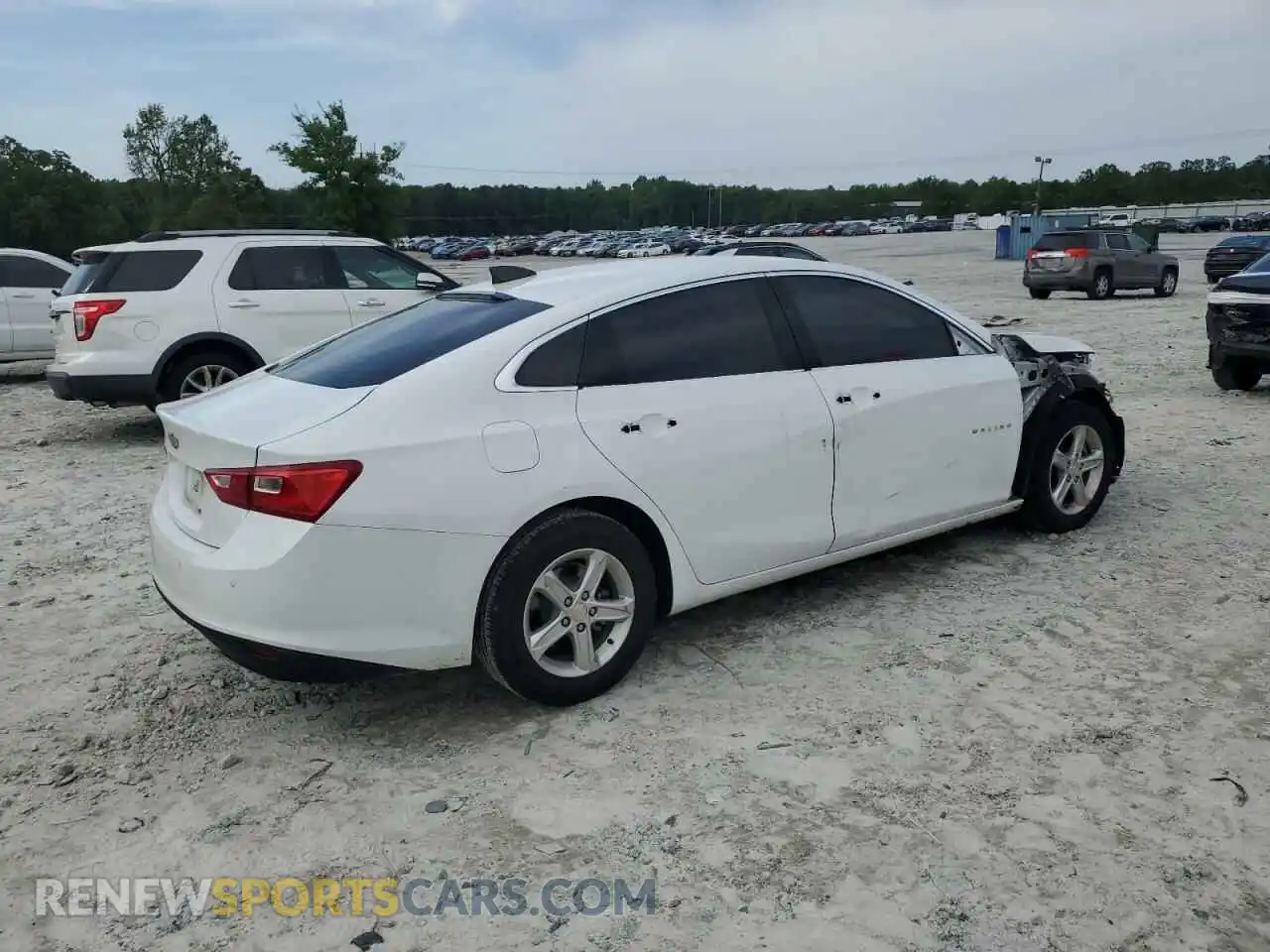 3 Фотография поврежденного автомобиля 1G1ZC5STXMF086383 CHEVROLET MALIBU 2021