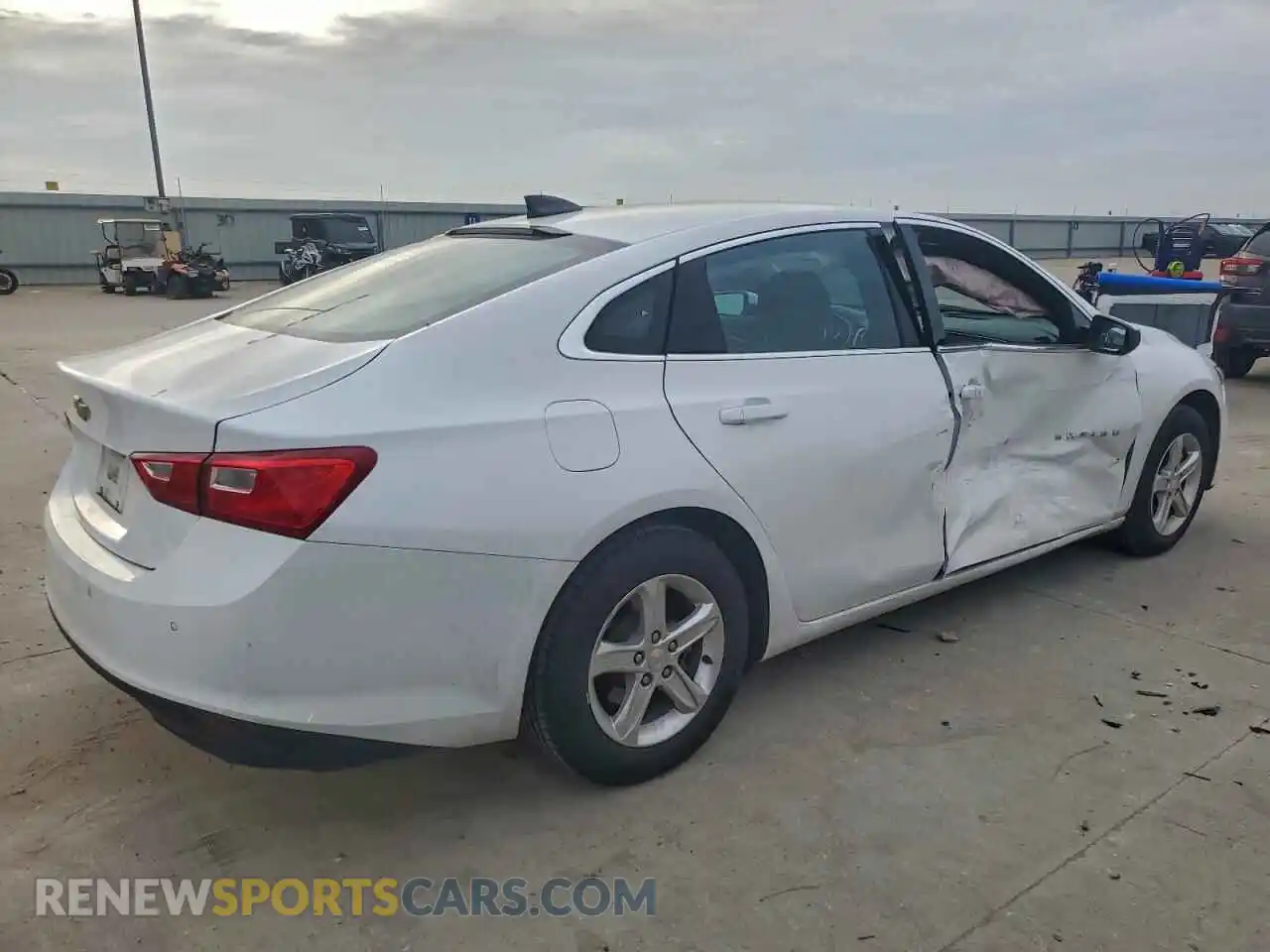 3 Photograph of a damaged car 1G1ZC5STXMF088313 CHEVROLET MALIBU 2021