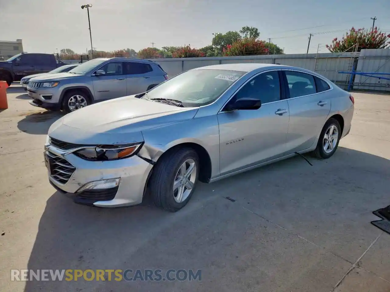 1 Photograph of a damaged car 1G1ZC5STXMF090031 CHEVROLET MALIBU 2021