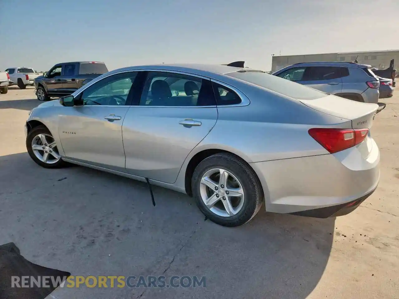 2 Photograph of a damaged car 1G1ZC5STXMF090031 CHEVROLET MALIBU 2021