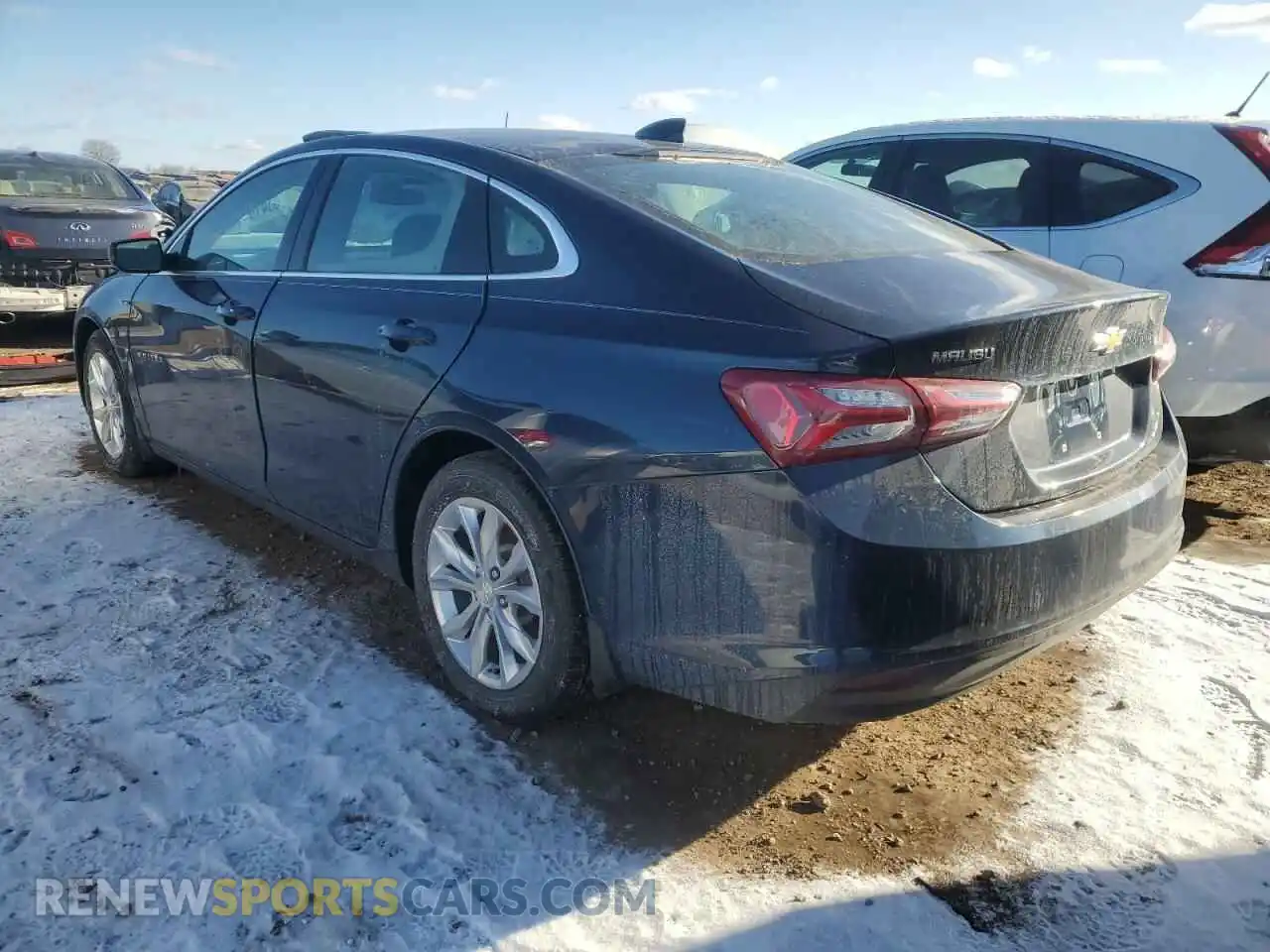 2 fotografías del automóvil dañado 1G1ZD5ST0MF003430 CHEVROLET MALIBU 2021