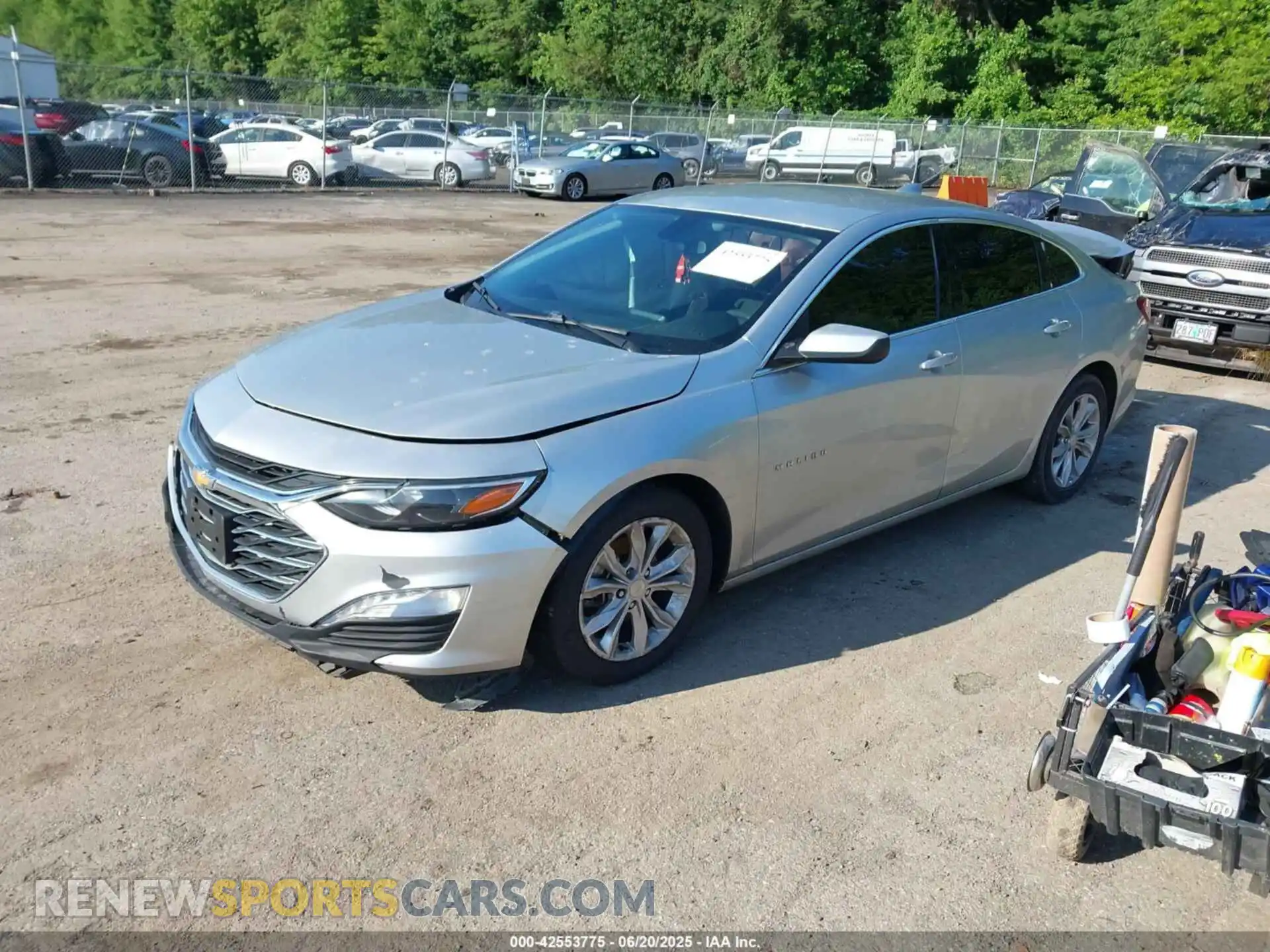 2 Photograph of a damaged car 1G1ZD5ST0MF005632 CHEVROLET MALIBU 2021