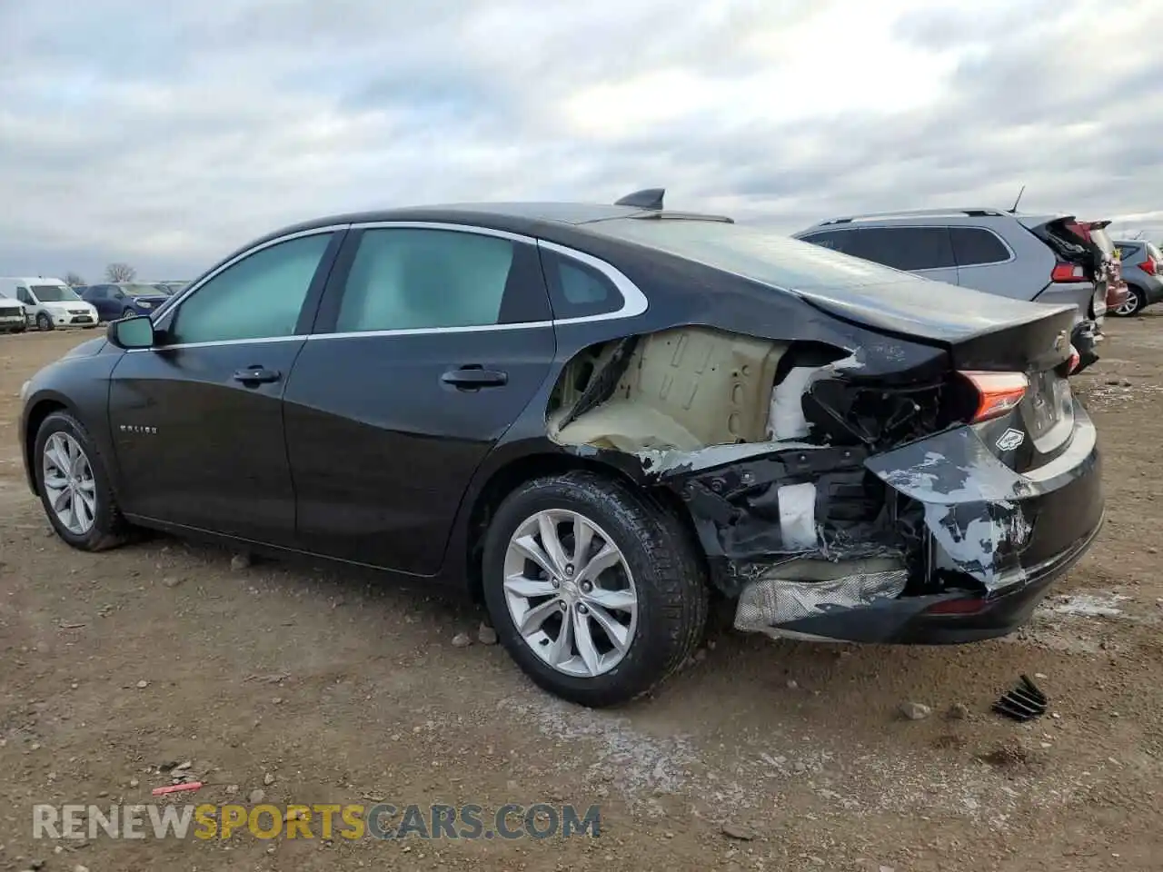 2 Photograph of a damaged car 1G1ZD5ST0MF010233 CHEVROLET MALIBU 2021