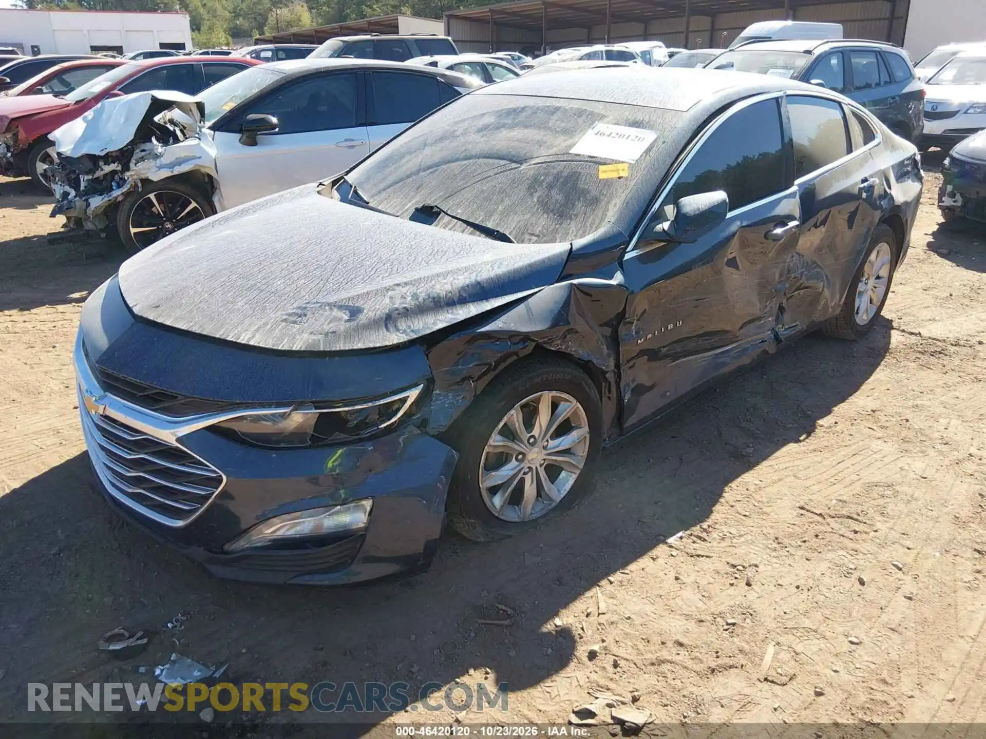 2 Photograph of a damaged car 1G1ZD5ST0MF012211 CHEVROLET MALIBU 2021