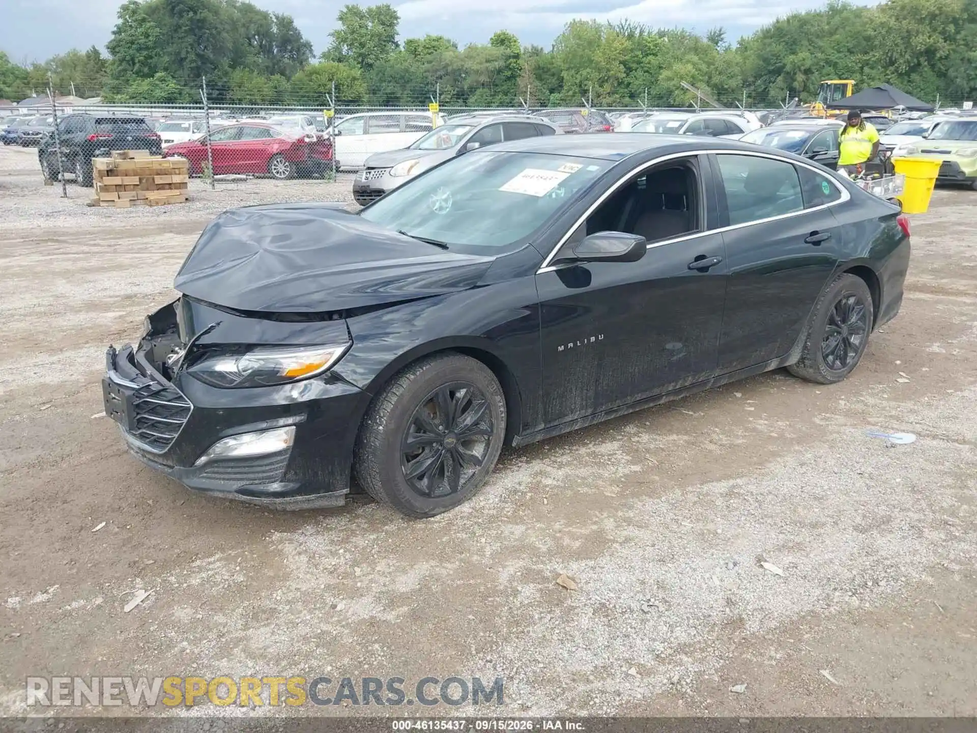 2 Фотография поврежденного автомобиля 1G1ZD5ST0MF012323 CHEVROLET MALIBU 2021