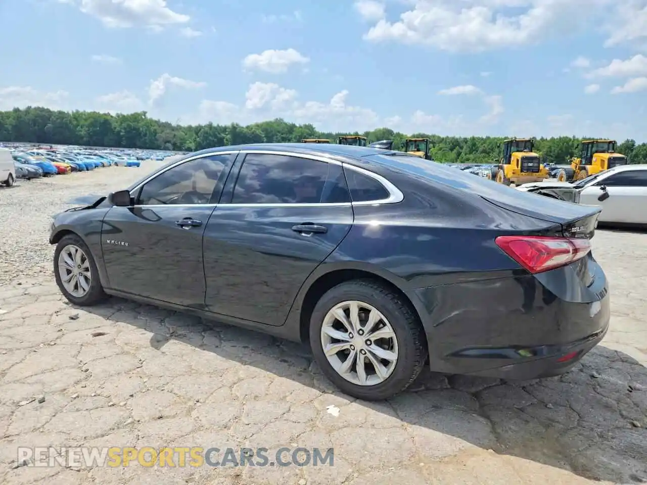 2 Photograph of a damaged car 1G1ZD5ST0MF014413 CHEVROLET MALIBU 2021