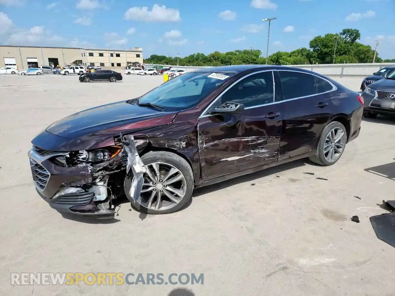 1 fotografías del automóvil dañado 1G1ZD5ST0MF015528 CHEVROLET MALIBU 2021