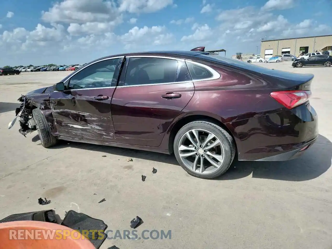 2 fotografías del automóvil dañado 1G1ZD5ST0MF015528 CHEVROLET MALIBU 2021