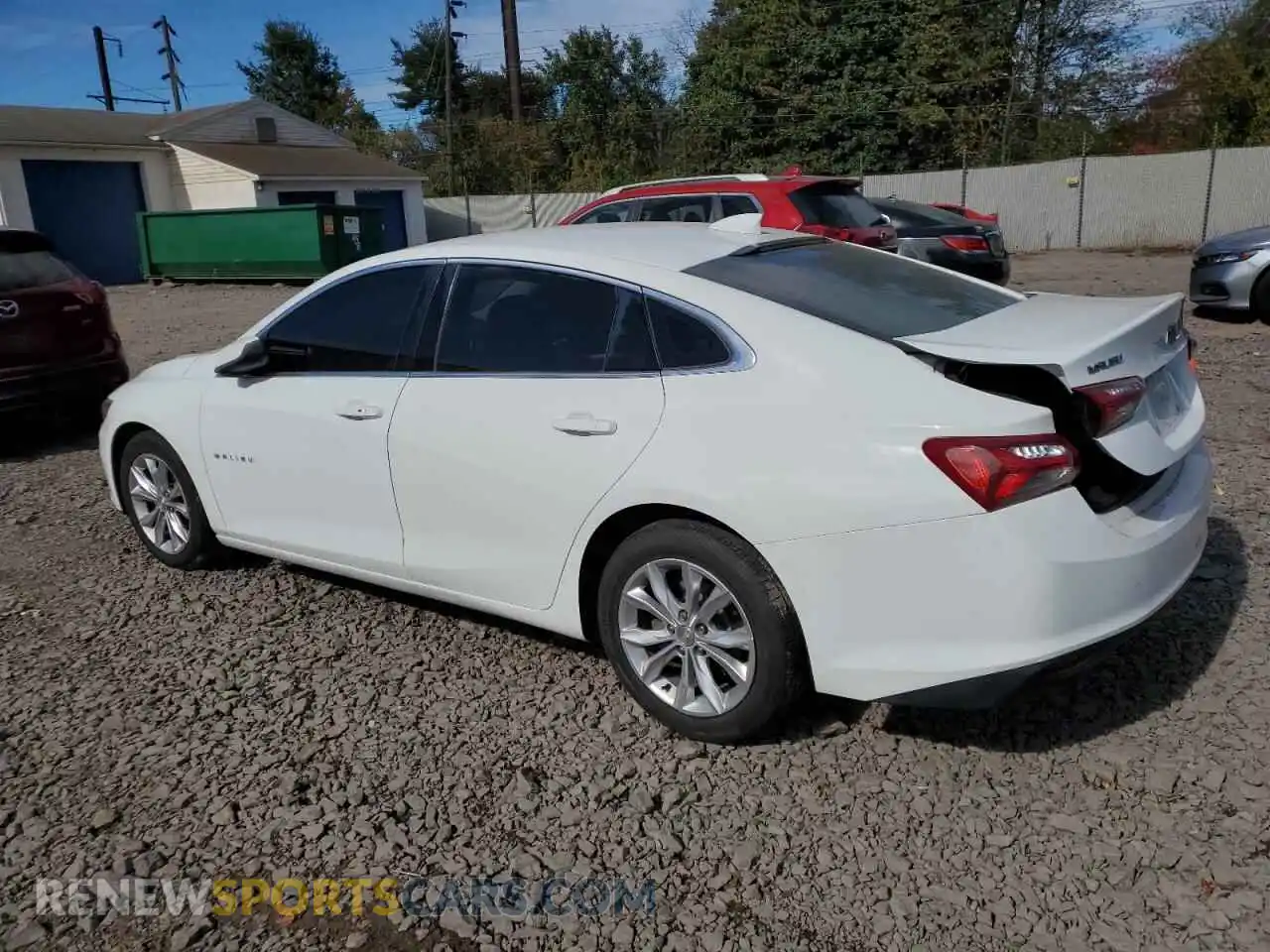 2 Photograph of a damaged car 1G1ZD5ST0MF043944 CHEVROLET MALIBU 2021