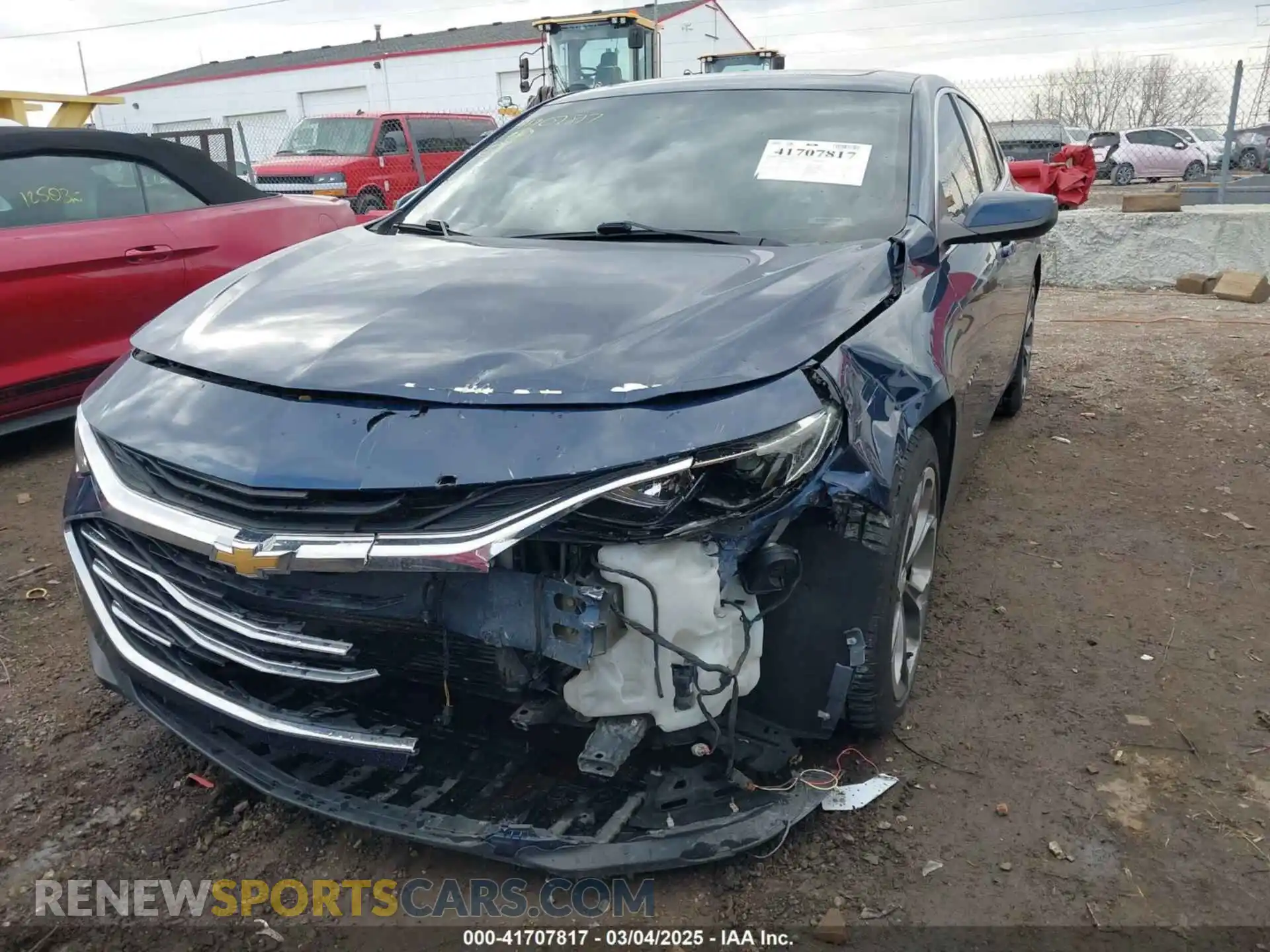 2 Photograph of a damaged car 1G1ZD5ST0MF050036 CHEVROLET MALIBU 2021