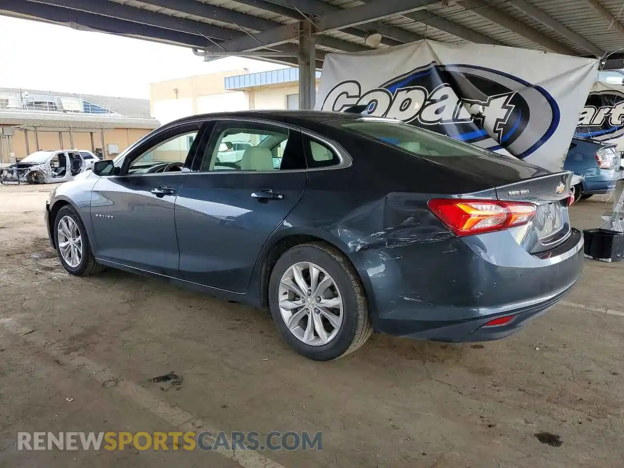 2 Photograph of a damaged car 1G1ZD5ST0MF062834 CHEVROLET MALIBU 2021