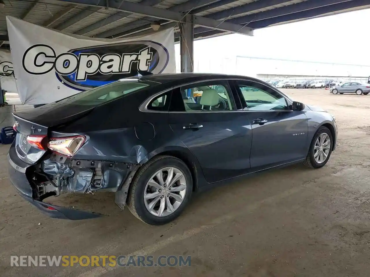 3 Photograph of a damaged car 1G1ZD5ST0MF062834 CHEVROLET MALIBU 2021