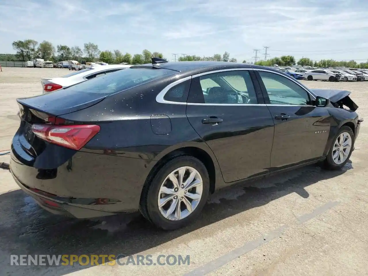 3 Photograph of a damaged car 1G1ZD5ST0MF065698 CHEVROLET MALIBU 2021