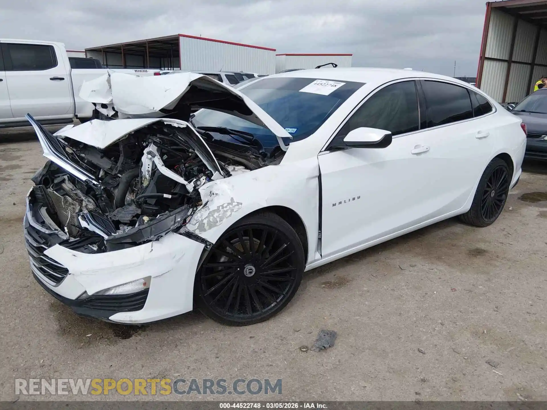 2 Photograph of a damaged car 1G1ZD5ST0MF073820 CHEVROLET MALIBU 2021
