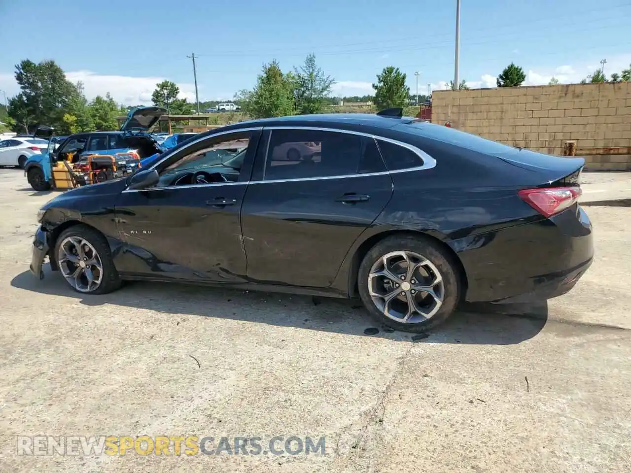 2 Photograph of a damaged car 1G1ZD5ST0MF076832 CHEVROLET MALIBU 2021
