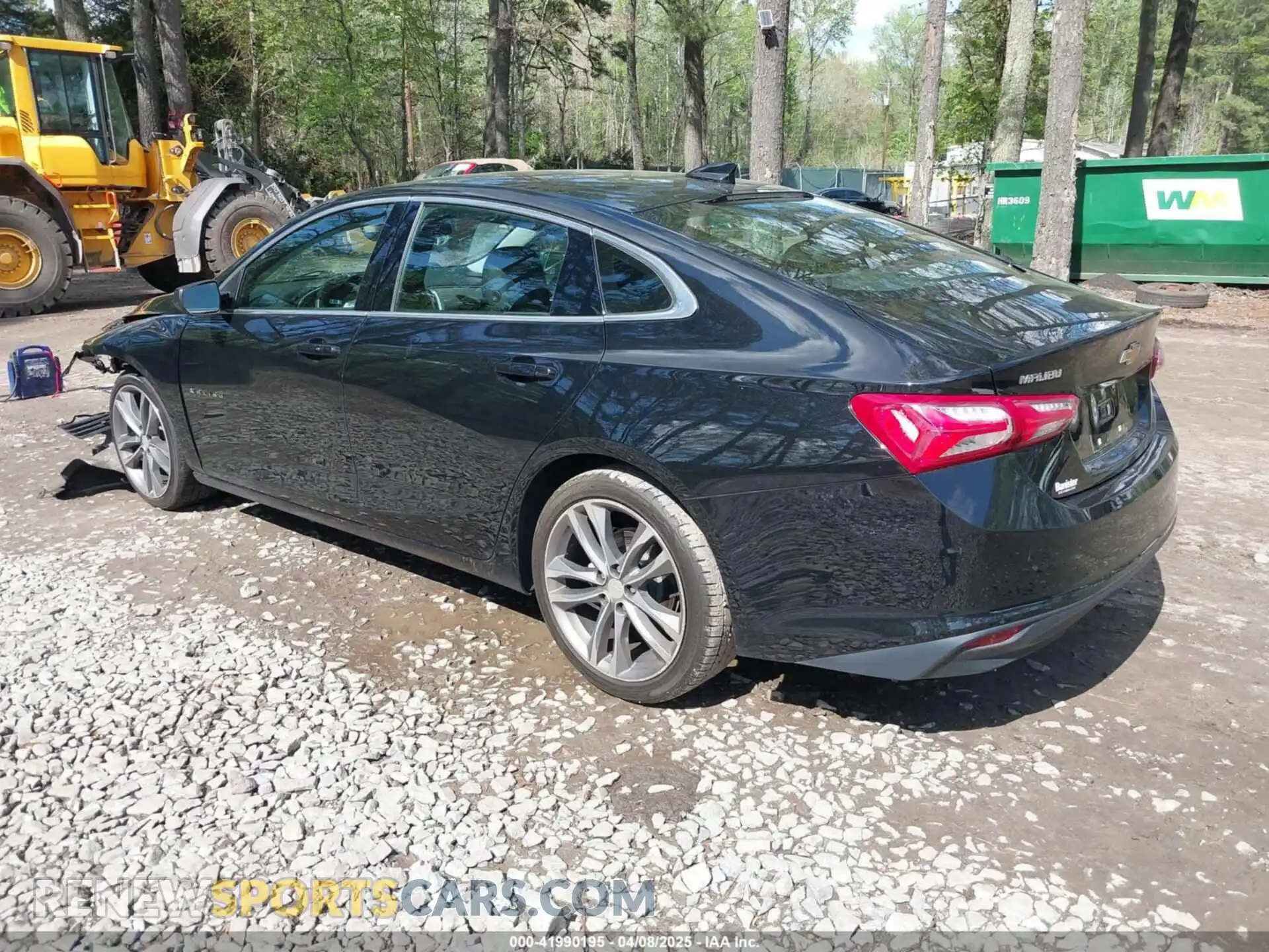 3 Photograph of a damaged car 1G1ZD5ST1MF008541 CHEVROLET MALIBU 2021