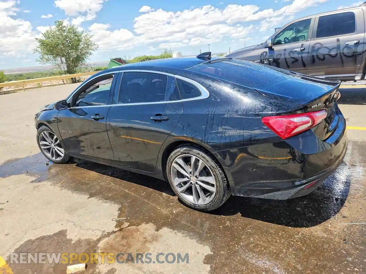 2 Photograph of a damaged car 1G1ZD5ST1MF014789 CHEVROLET MALIBU 2021