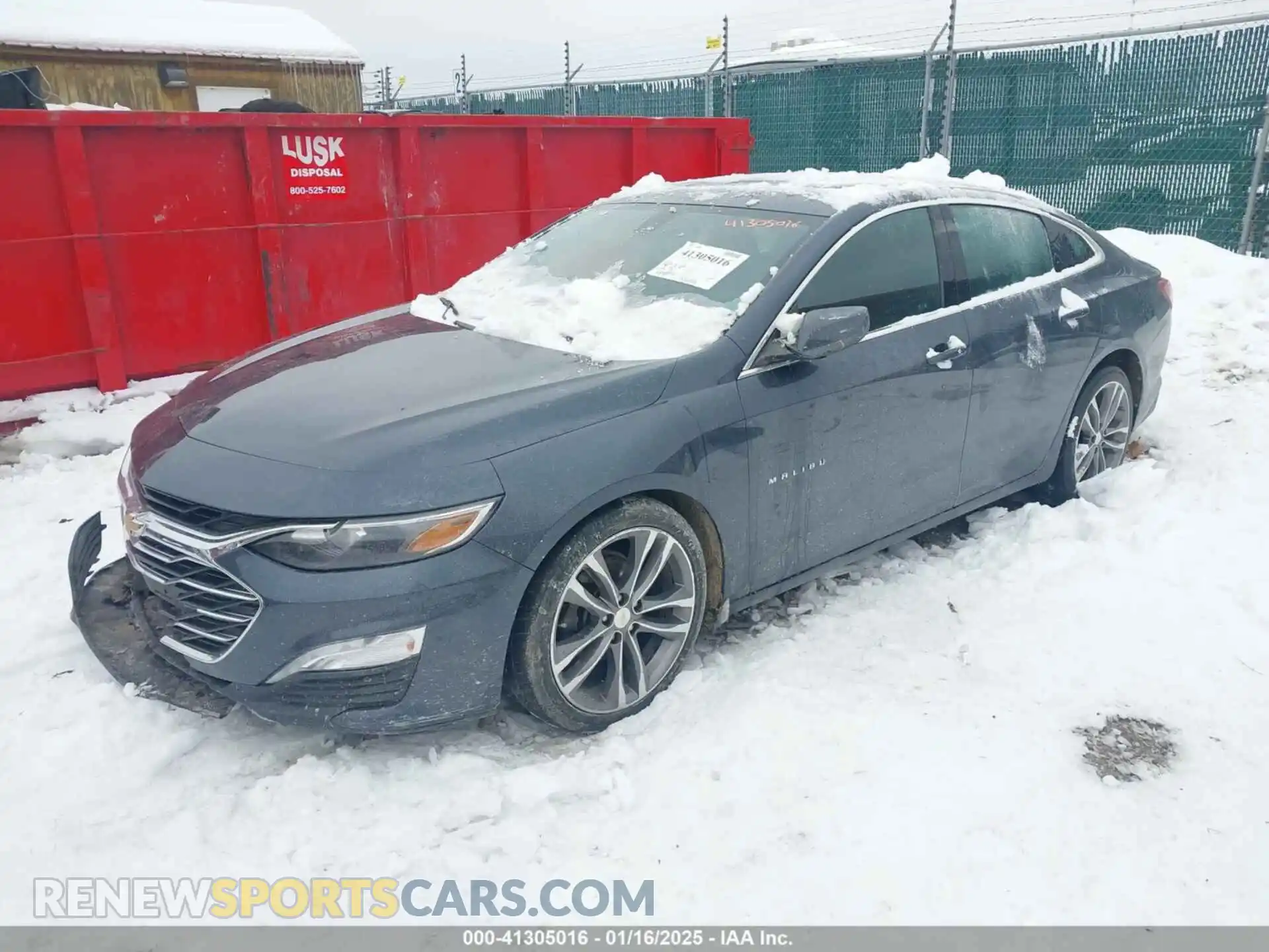 2 Photograph of a damaged car 1G1ZD5ST1MF019510 CHEVROLET MALIBU 2021
