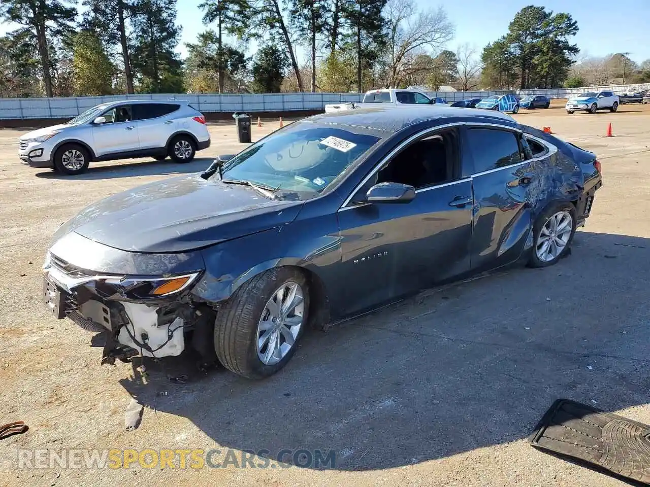 1 Photograph of a damaged car 1G1ZD5ST1MF021371 CHEVROLET MALIBU 2021