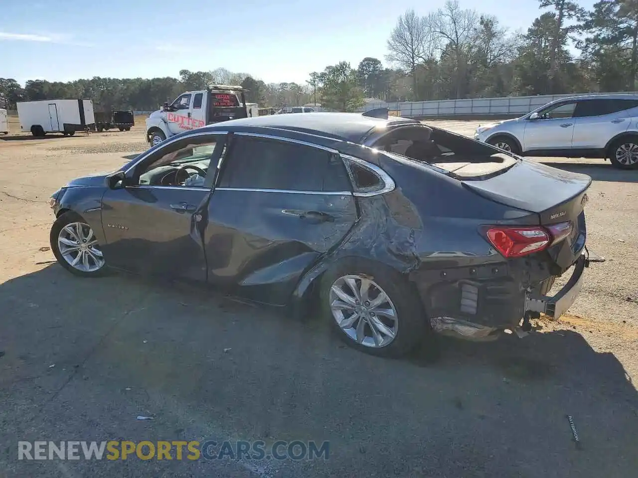 2 Photograph of a damaged car 1G1ZD5ST1MF021371 CHEVROLET MALIBU 2021