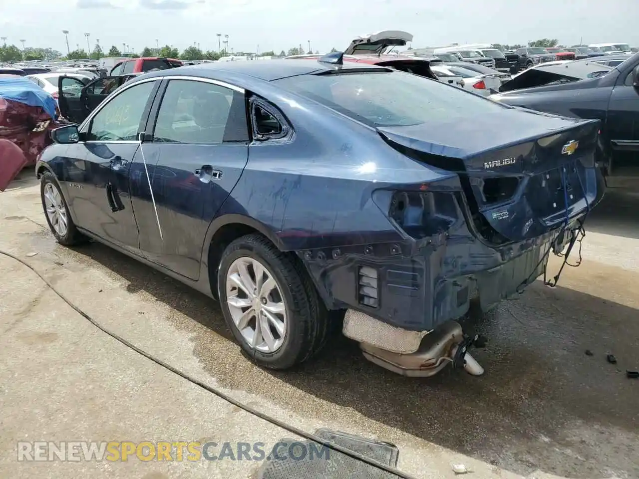 2 Photograph of a damaged car 1G1ZD5ST1MF034671 CHEVROLET MALIBU 2021