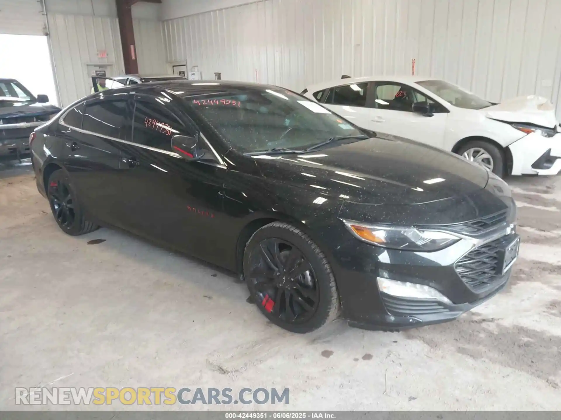 1 Photograph of a damaged car 1G1ZD5ST1MF058498 CHEVROLET MALIBU 2021