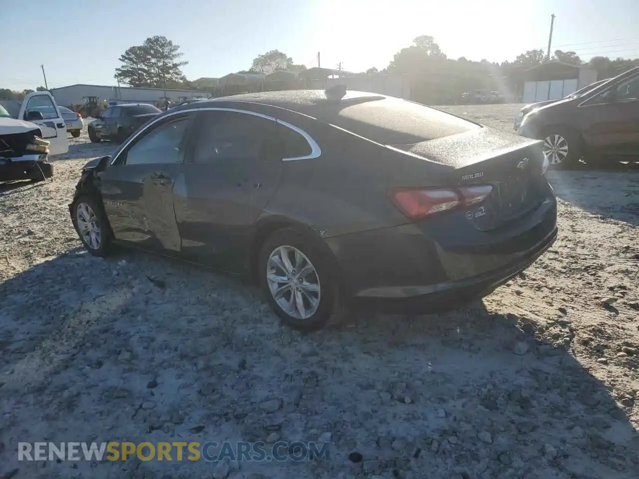 2 Photograph of a damaged car 1G1ZD5ST1MF077617 CHEVROLET MALIBU 2021