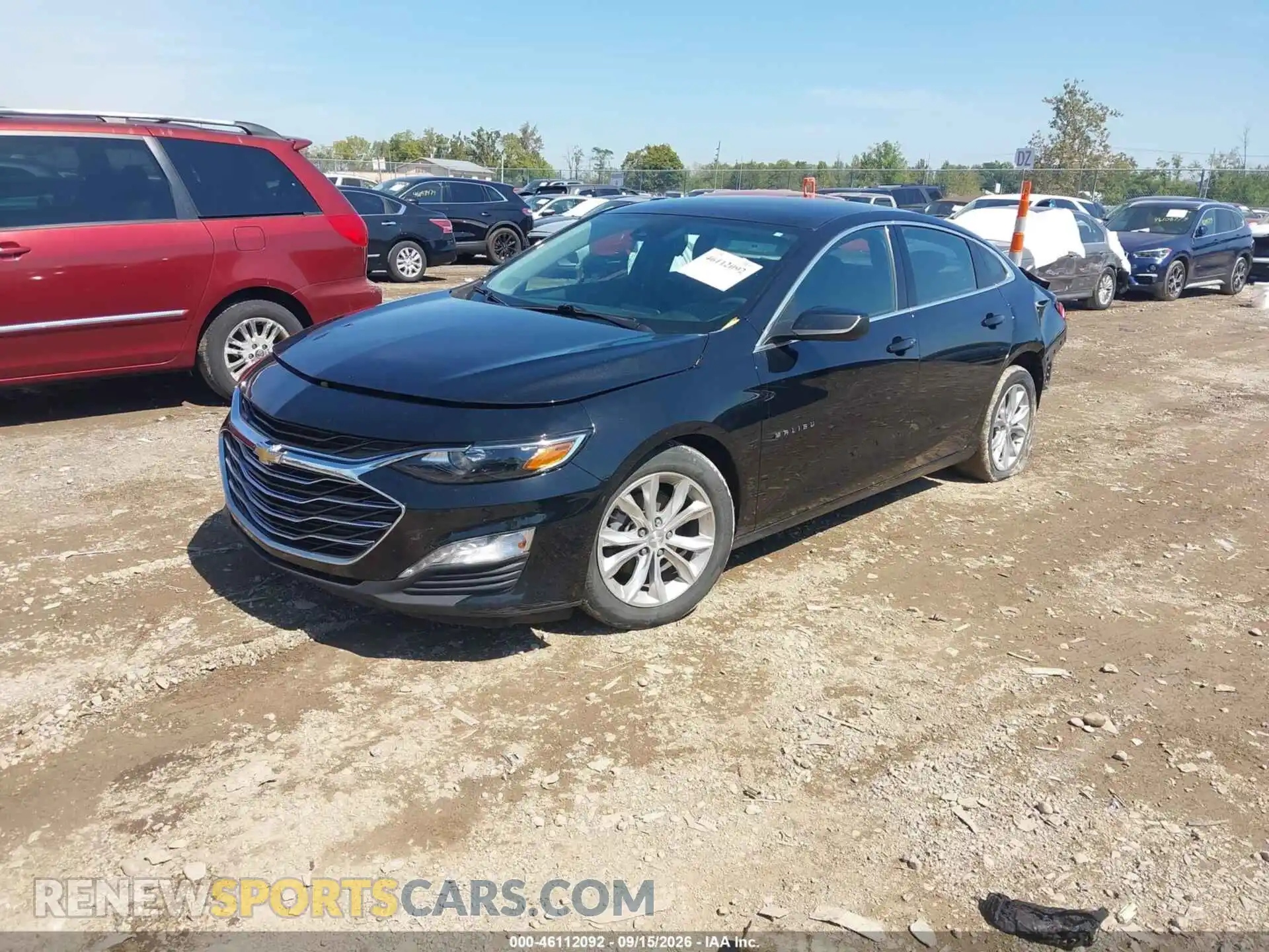 2 Photograph of a damaged car 1G1ZD5ST1MF083689 CHEVROLET MALIBU 2021