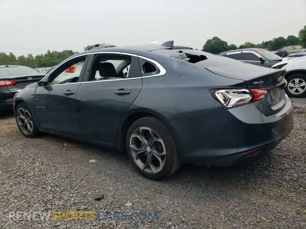 2 Photograph of a damaged car 1G1ZD5ST2MF006538 CHEVROLET MALIBU 2021